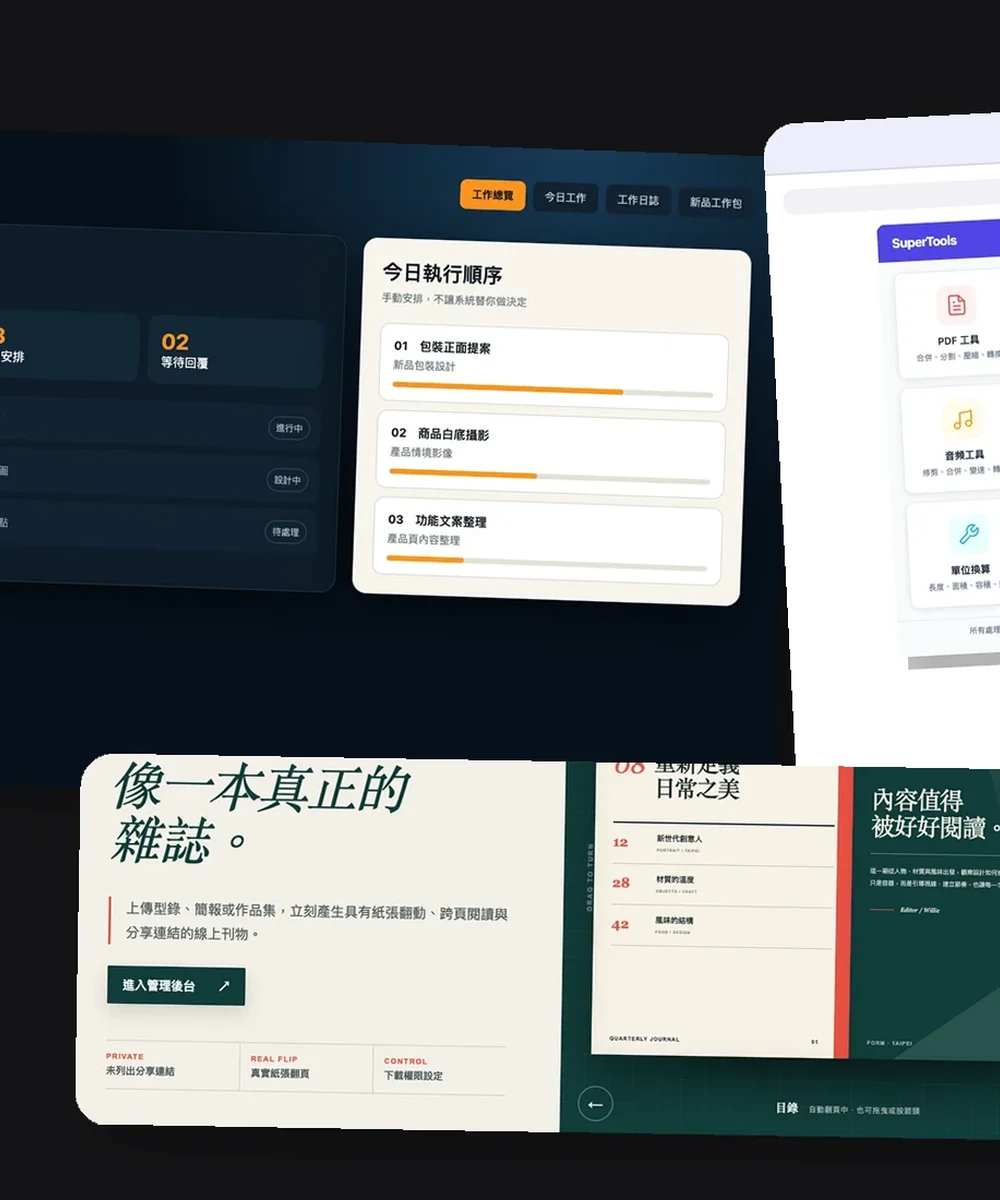 數位產品介面組合